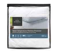 The Fine Bedding Company - Smart Temperature Mattress Protector - Double - Activated Cooling Technology - Mattress Topper - Machine Washable