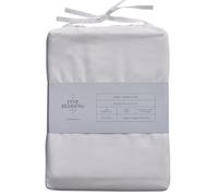The Fine Bedding | Smart Temperature Pillowcase Pair | Activated Cooling Technology | 100% Cotton | 200 Thread Count | Housewife Pillow Style, White