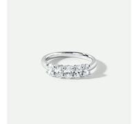 The Fine Collective Chiara | 9ct White Gold 1ct tw Lab Grown Diamond Five Stone Engagement Ring - N