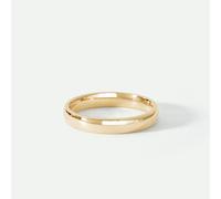 The Fine Collective Classic 9ct Yellow Gold Court Wedding Band Ring - 3mm - N