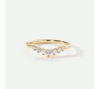 The Fine Collective Grace | 9ct Yellow Gold 0.23ct tw Lab Grown Diamond Ring - L