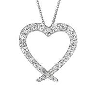 The Fine Collective Liza | 9ct White Gold 0.50ct tw Lab Grown Diamond Necklace