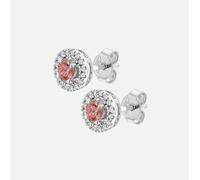 The Fine Collective Orla | 18ct White Gold 0.50ct tw Lab Grown Pink Diamond Earrings