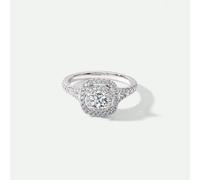 The Fine Collective Talia | 9ct White Gold 1.00ct tw Lab Grown Diamond Double Halo Ring - O