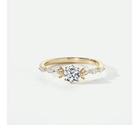 The Fine Collective Willow | 9ct Yellow Gold 0.90ct tw Lab Grown Diamond Engagement Ring - N