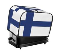 The Finnish flag toaster cover is suitable for 2 small toaster covers with wide slots and comes with a storage pocket to meet diverse baking needs.