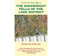 The Fir Tree Aerial Map of the Wainwright Fells of the Lake District: Folded Version