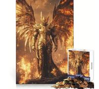 The Fire Angel Knight 1000 Teenager Pieces Jigsaw Puzzle Mind Exercise Toy Bonding Time Precision Cut Art Collection Piece (50x75cm)