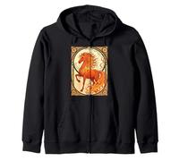 The Fire Horse Zip Hoodie