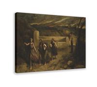The Fire of Sodom Medieval Christianity Religious Bible Canvas Wall Art Posters And Prints Room Aesthetic Bedroom Office Decor 16x24inch(40x60cm)