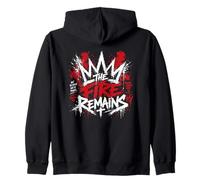 The Fire Remains Christian Revival Zechariah 4 6 Zip Hoodie