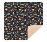 The Firmament Baby Play Mat for Floor, 127x127 CM Playpen Mat,Thicken Soft Non-Slip Tummy Time Mat for Toddlers and Infants
