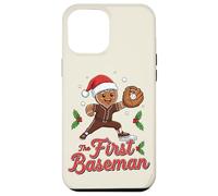 The First Baseman Gingerbread Christmas Baseball Case for iPhone 12 Pro Max
