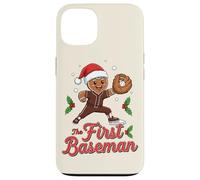 The First Baseman Gingerbread Christmas Baseball Case for iPhone 13