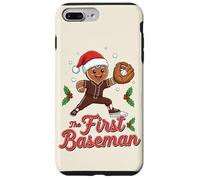 The First Baseman Gingerbread Christmas Baseball Case for iPhone 7 Plus/8 Plus