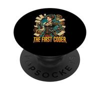 The First Coder Ada Lovelace Algorithm Programmer Tech PopSockets Adhesive PopGrip
