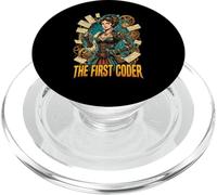 The First Coder Ada Lovelace Algorithm Programmer Tech PopSockets PopGrip for MagSafe