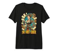 The First Coder Ada Lovelace Algorithm Programmer Tech Premium T-Shirt