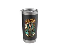 The First Coder Ada Lovelace Algorithm Programmer Tech Stainless Steel Insulated Tumbler