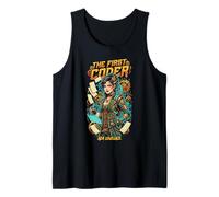 The First Coder Ada Lovelace Algorithm Programmer Tech Tank Top