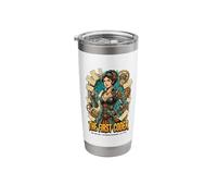 The First Coder Graphic Steampunk Victorian Cyberpunk Stainless Steel Insulated Tumbler