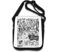 The First Duty Of A Man Is To Think For Himself Shoulder Bag White
