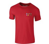 The First Eight Badges, Adults T-Shirt - Red XL