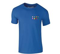 The First Eight Badges, Adults T-Shirt - Royal Blue L