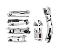The first image is for reference only. 1pcs Marine 316 Stainless Steel Anchor Linker Rotatable One-way Two-Section Anchor Connector Anchor Converter Transition Accessories(6-8三段锚)