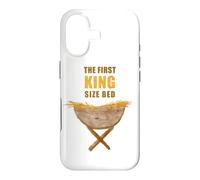 The First King Size Bed - Christmas Nativity Manger Pun Case for iPhone 17