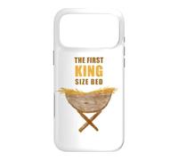 The First King Size Bed - Christmas Nativity Manger Pun Case for iPhone 17 Pro Max