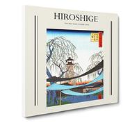 The First Race Course By Utagawa Hiroshige Canvas Print | Gallery Wrapped 30mm Frame Wall Art | 14x14 inches | Ready to Hang | Asian Picture | Living Room Bedroom Lounge Office