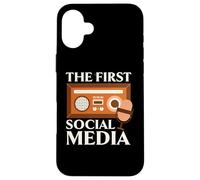 The First Social Media Radio Operator Transmission Ham Radio Case for iPhone 16 Plus