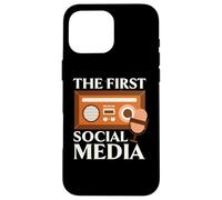 The First Social Media Radio Operator Transmission Ham Radio Case for iPhone 16 Pro Max