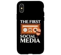 The First Social Media Radio Operator Transmission Ham Radio Case for iPhone X/XS
