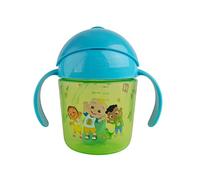 The First Years CoComelon Weighted Straw Cup - Bottle to Cup Transition Toddler Cups - 7 Oz - 6 Months and Up