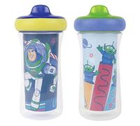 The First Years Disney/Pixar Toy Story Kids Insulated Sippy Cups - Dishwasher Safe Spill Proof Toddler Cups - Ages 12 Months and Up - 9 Ounces - 2 Count