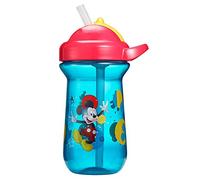 The First Years Flip-Top Straw Cup for Toddlers, Disney Mickey Mouse, 10 Ounce