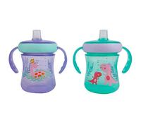 The First Years Silicone Trainer Cups 7Oz-2pk Princess Dinosaurs