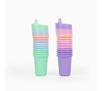 The First Years Take & Toss Sippy Cups - Spill Proof Toddler Cups Value Party Pack - 10 Oz - 20 Count,Pastel