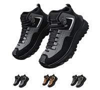 The First Young Shoes Men, Thefirstyoung Steeltoe Boots,Men's Outdoor Hiking Safety Work Boots (Gray,48)