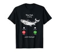 The Fish Is Calling Funny Fishing Lover T-Shirt