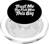 The Fish Was This Big Angler Competition Fisher PopSockets PopGrip for MagSafe