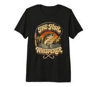 The Fish Whisperer Largemouth Bass Angling Premium T-Shirt