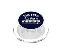 The Fish Whisperer Men Fisherman Dad Fishing Mens Retirement PopSockets PopGrip for MagSafe