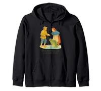 The Fisherman and His Wife Classic Brothers Grimm Tale Zip Hoodie