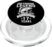 The Fishing Legend Reeling Them In For 17 Years Old Birthday PopSockets PopGrip for MagSafe