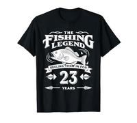 The Fishing Legend Reeling Them in for 23 Years Old Birthday Value Graphic T-Shirt