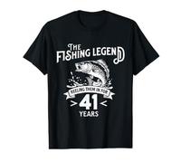 The Fishing Legend Reeling Them in for 4 Years Old Birthday Value Graphic T-Shirt