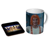 The Fith Element Lilu Dallas Ceramic Coffee MUG + Coaster Gift Set …